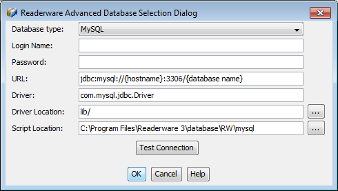 Readerware MySQL Database Connection